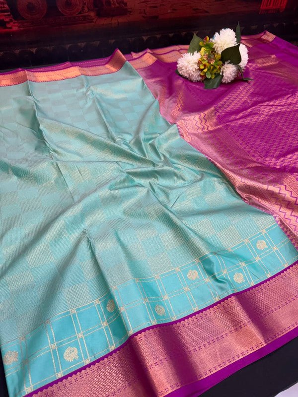 Vennila Semi Silk Saree | Zari Work | VNN81 - Sri Sakthi Pugazh Tex - Semi Silk