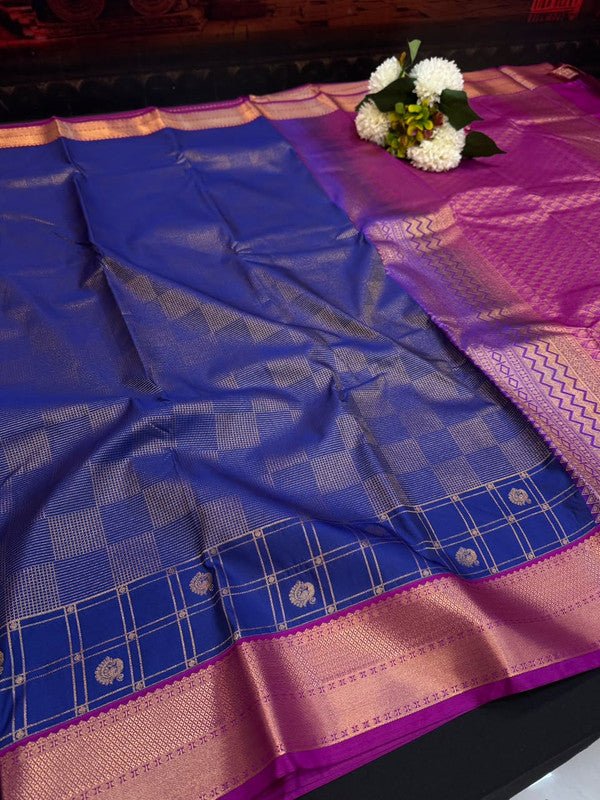 Vennila Semi Silk Saree | Zari Work | VNN81 - Sri Sakthi Pugazh Tex - Semi Silk