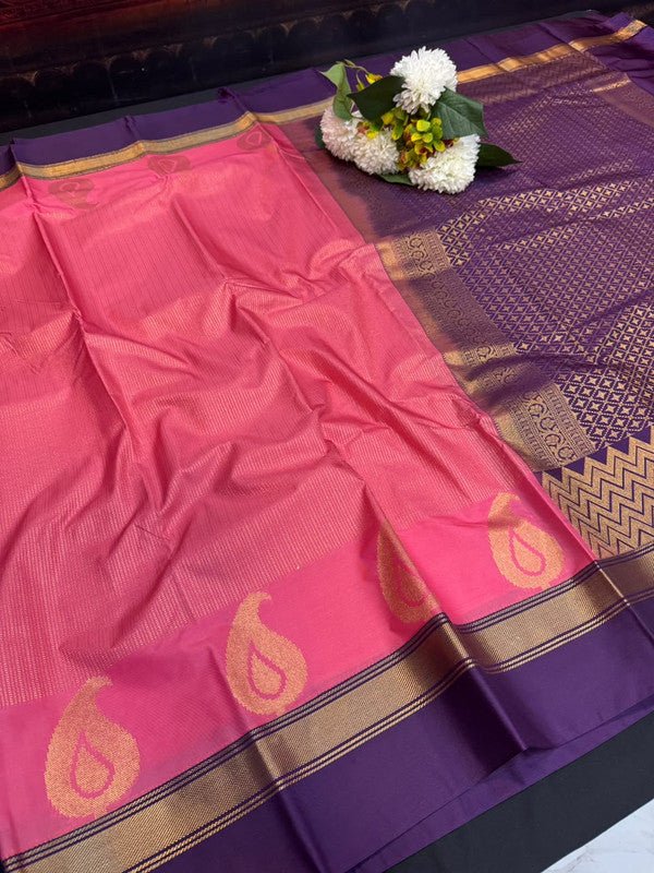 Vennila Semi Silk Saree | Zari Work | VNN40 - Sri Sakthi Pugazh Tex - Semi Silk