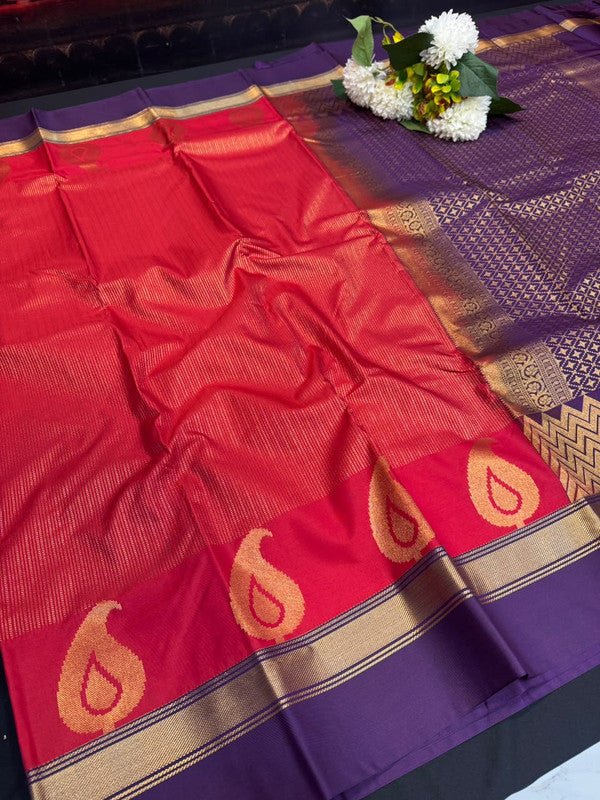 Vennila Semi Silk Saree | Zari Work | VNN41 - Sri Sakthi Pugazh Tex - Semi Silk