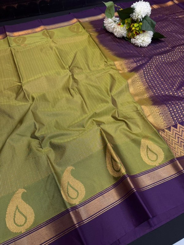 Vennila Semi Silk Saree | Zari Work | VNN42 - Sri Sakthi Pugazh Tex - Semi Silk