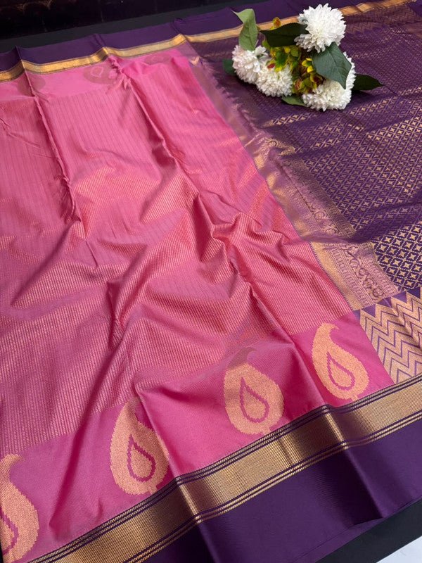 Vennila Semi Silk Saree | Zari Work | VNN43 - Sri Sakthi Pugazh Tex - Semi Silk