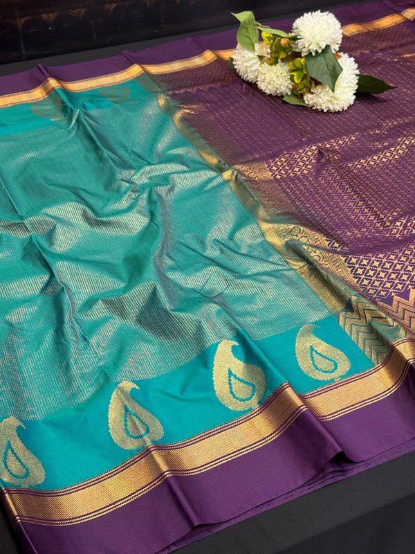 Vennila Semi Silk Saree | Zari Work | VNN44 - Sri Sakthi Pugazh Tex - Semi Silk