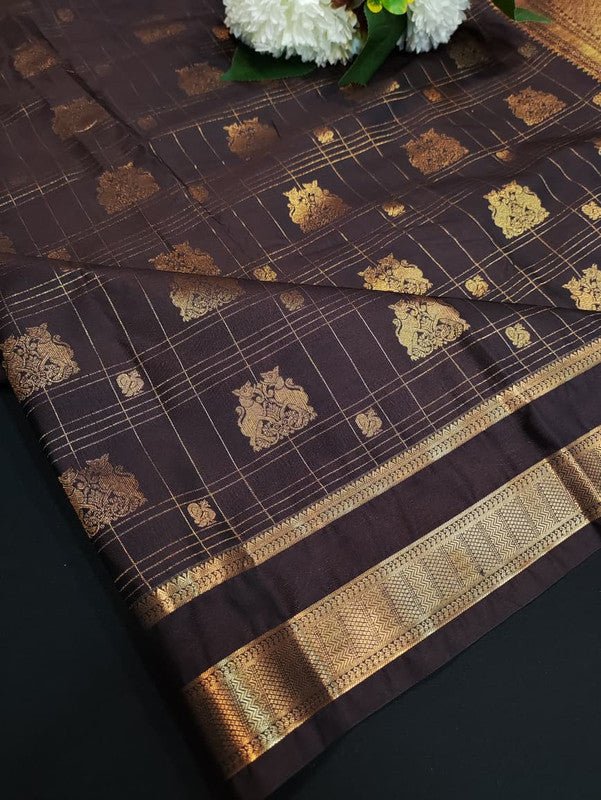 Vennila Semi Silk Saree | Zari Work | VNN70 - Sri Sakthi Pugazh Tex - Semi Silk