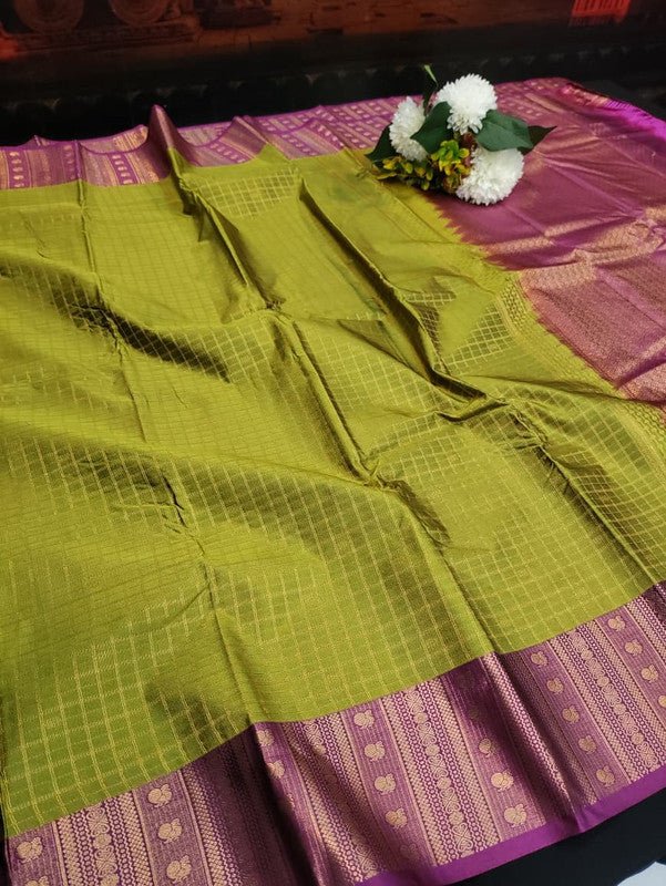 Vennila Semi Silk Saree | Zari Work | VNN77 - Sri Sakthi Pugazh Tex - Semi Silk