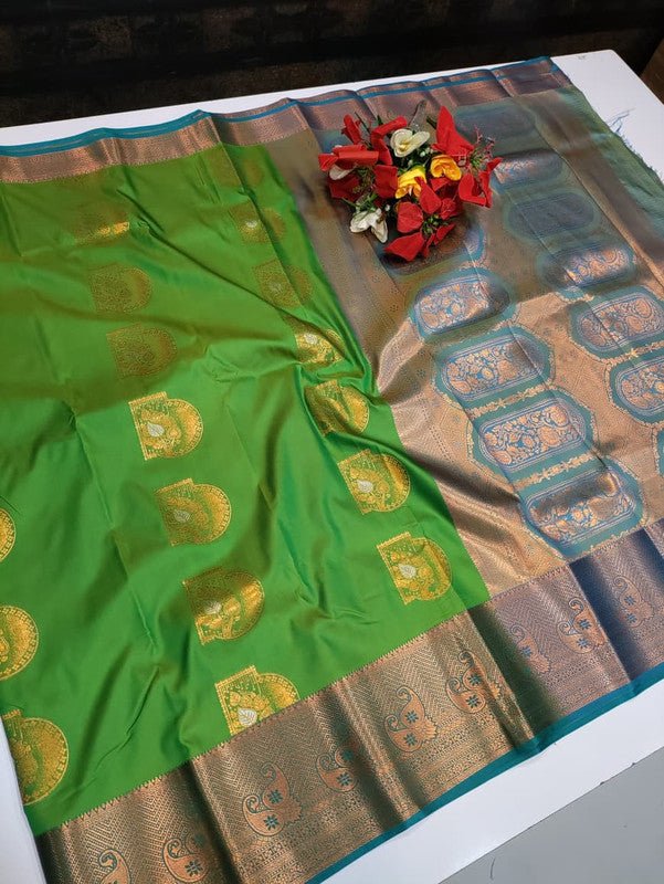 Vishalini Kanchi Meena Soft Silk Saree VS04