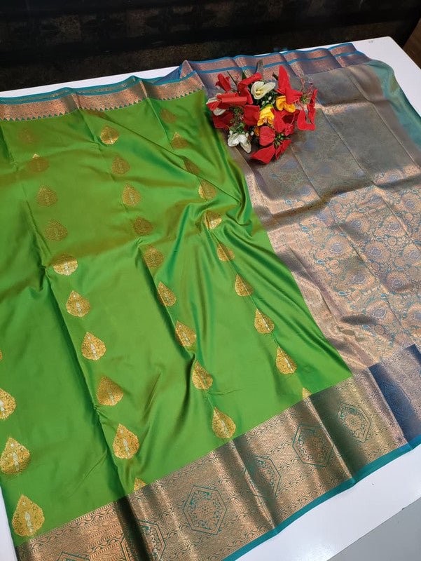 Vishalini Kanchi Meena Soft Silk Saree VS08 - Sri Sakthi Pugazh Tex - Soft Silk