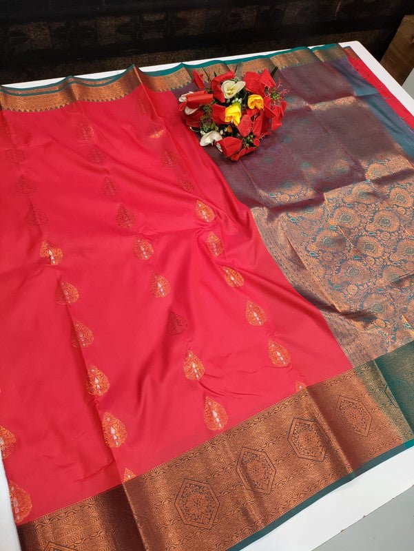 Vishalini Kanchi Meena Soft Silk Saree VS21