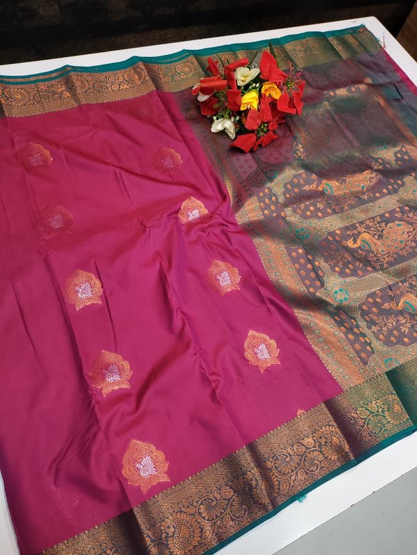 Vishalini Kanchi Meena Soft Silk Saree VS28