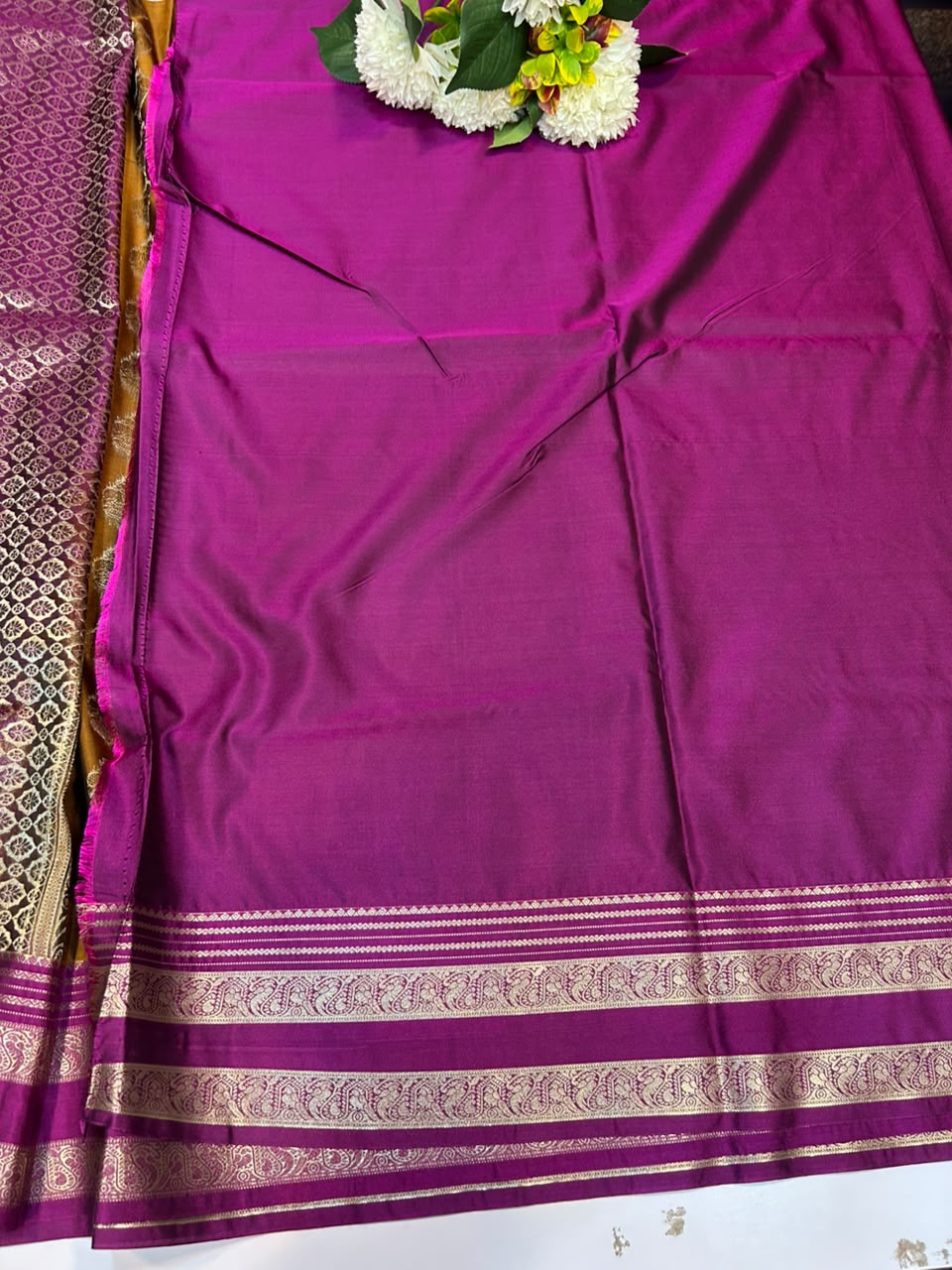 Warm Semi Silk Saree with |Zari Border for Women| WM02 - Sri Sakthi Pugazh Tex - Warm Semi Silk