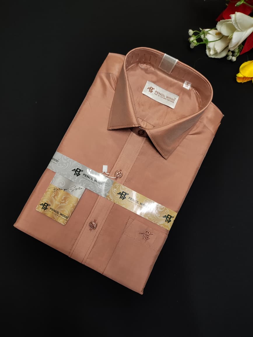 Wedding Art Silk Shirt for Men for Wedding and Festival Wear