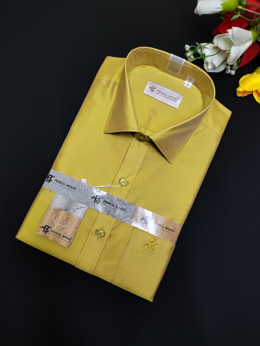 Wedding Art Silk Shirt for Men for Wedding and Festival Wear