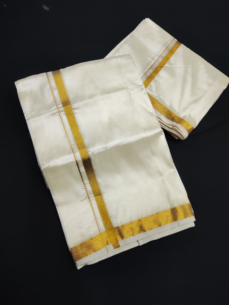 Wedding Dhoti WG02 - Sri Sakthi Pugazh Tex - Dhoti